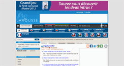 Desktop Screenshot of larousse.fr.mauvaisoeil.com